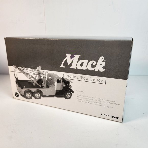 First Gear US Postal Mack L-Model Wrecker Tow Truck & Box 19-3222 1:34 USPS - Picture 14 of 14